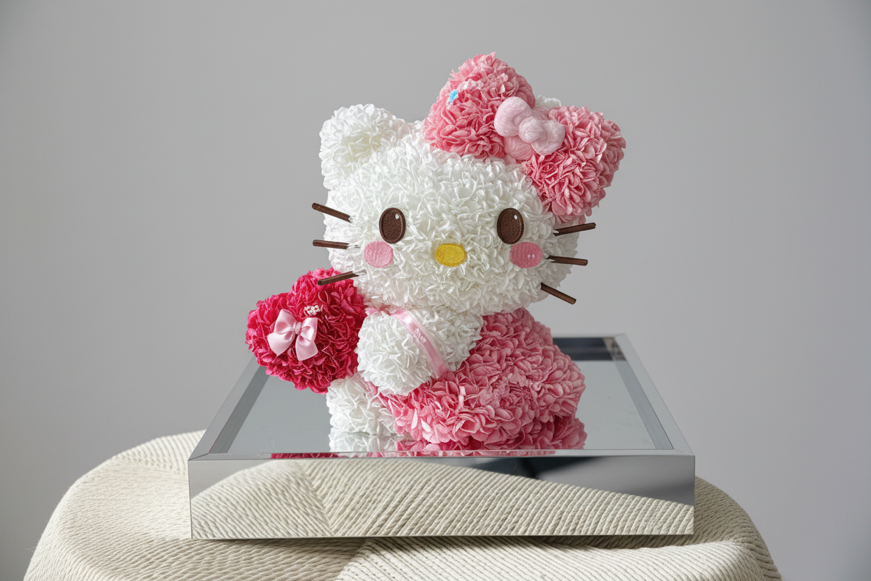 保鮮花 Hello Kitty 客製款（材料包 / 成品）